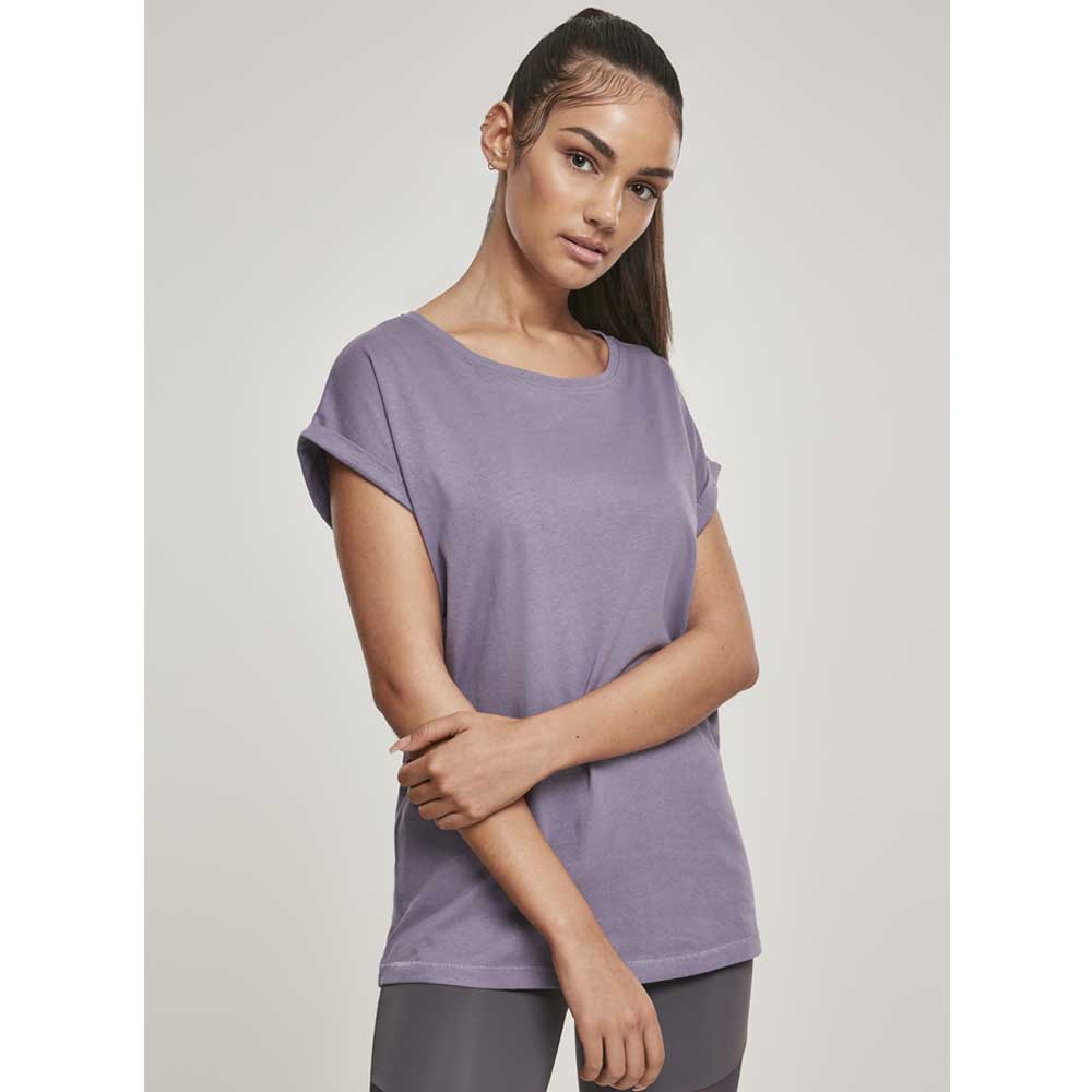 Urban Classics - Extended Shoulder Dames Tshirt - Paars